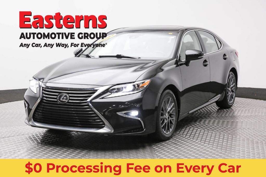 Black (Caviar) 2018 Lexus ES 350 FWD Sedan Front-Wheel Drive 6-Speed Automatic