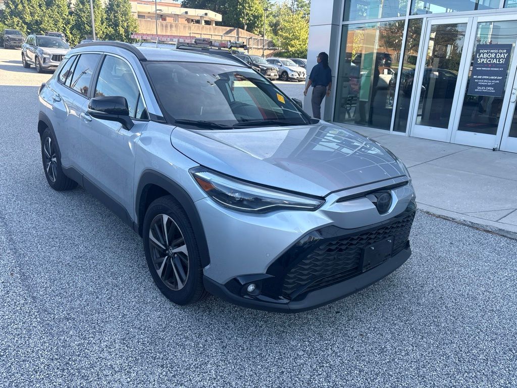 Used 2025 Silver Toyota Hybrid XSE image 2