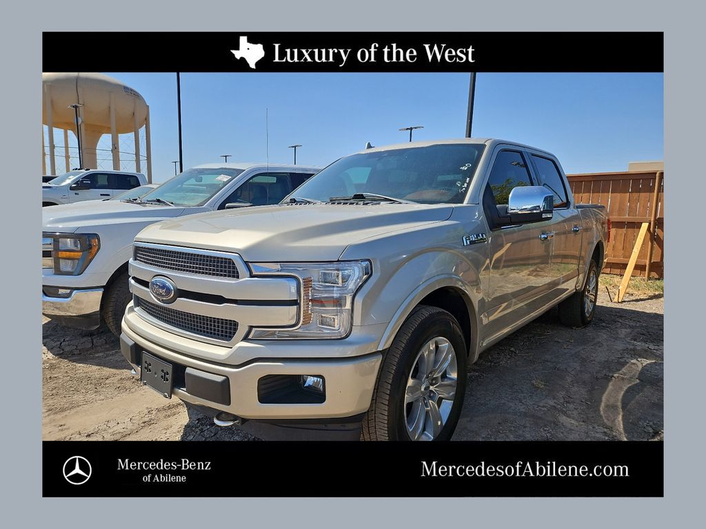 White Gold 2018 Ford F-150 Pickup Truck Four-Wheel Drive Automatic