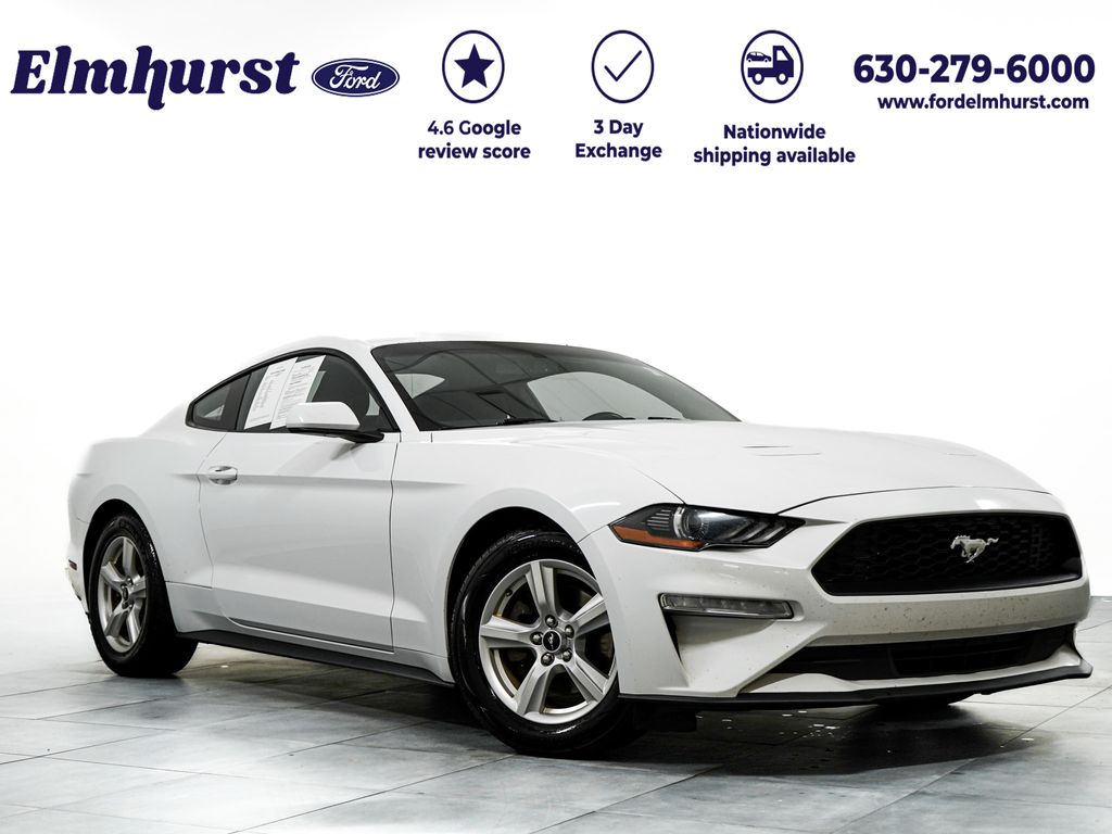 Oxford White 2019 Ford Mustang Coupe Rear-Wheel Drive Automatic
