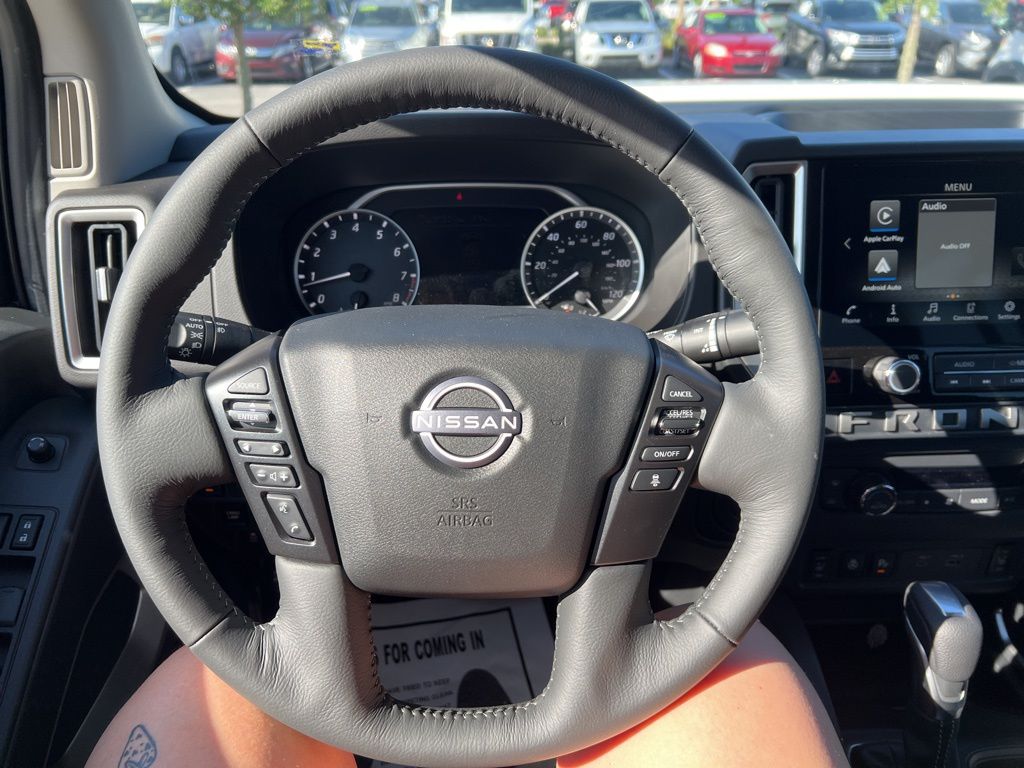 2025 Glacier White Nissan Frontier SV RWD Truck
