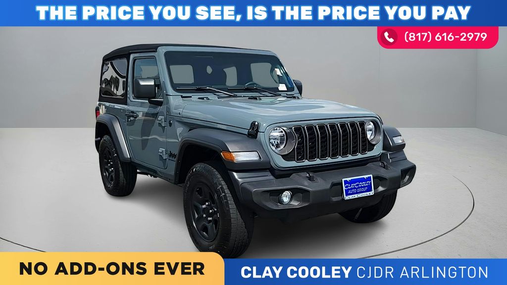 Anvil Clear Coat 2024 Jeep Wrangler SUV / Crossover Four-Wheel Drive 6-Speed Manual
