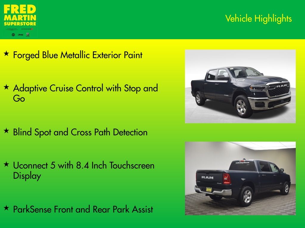 new 2026 Ram 1500 car, priced at $49,525