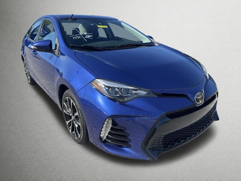 Blue 2017 Toyota Corolla Sedan Front-Wheel Drive Continuously Variable Transmission