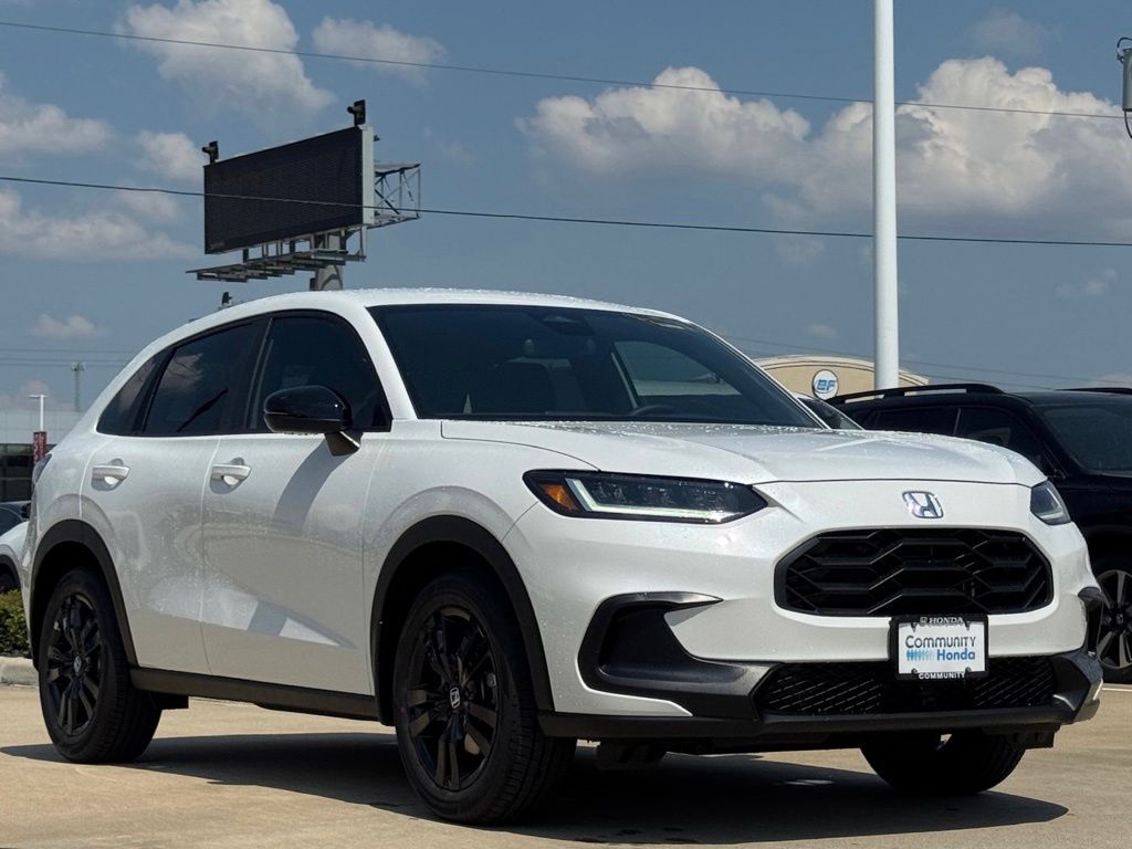 2026 Honda HR-V Sport White at Classic Honda Galveston