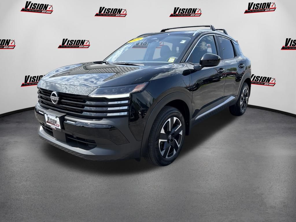 Super Black 2025 Nissan Kicks SUV / Crossover All-Wheel Drive Continuously Variable Transmission