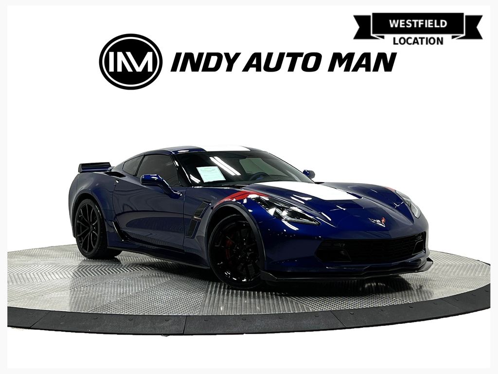 Admiral Blue Metallic 2017 Chevrolet Corvette Coupe Rear-Wheel Drive 8-Speed Automatic