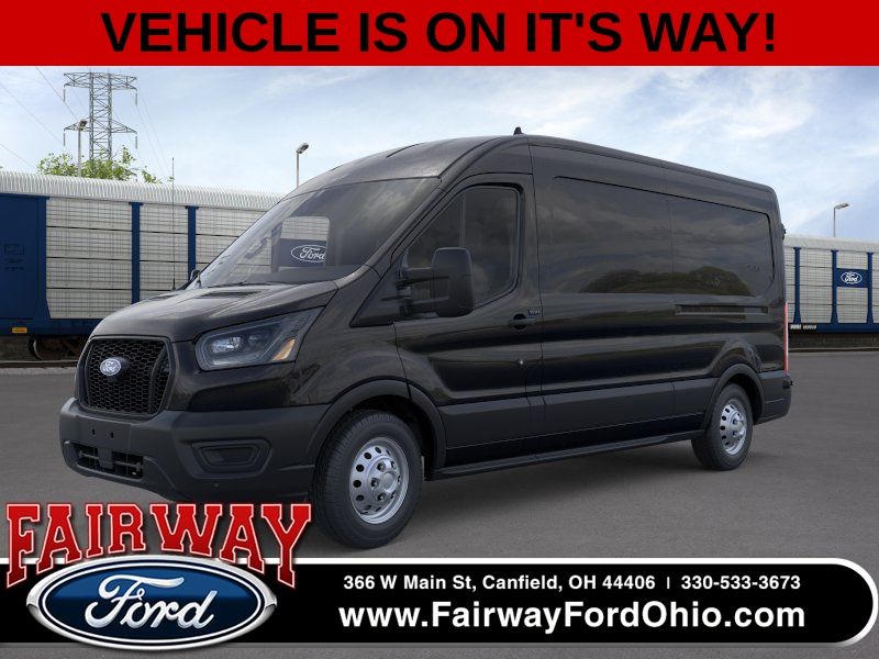 Agate Black Metallic 2026 Ford Transit Cargo Van All-Wheel Drive