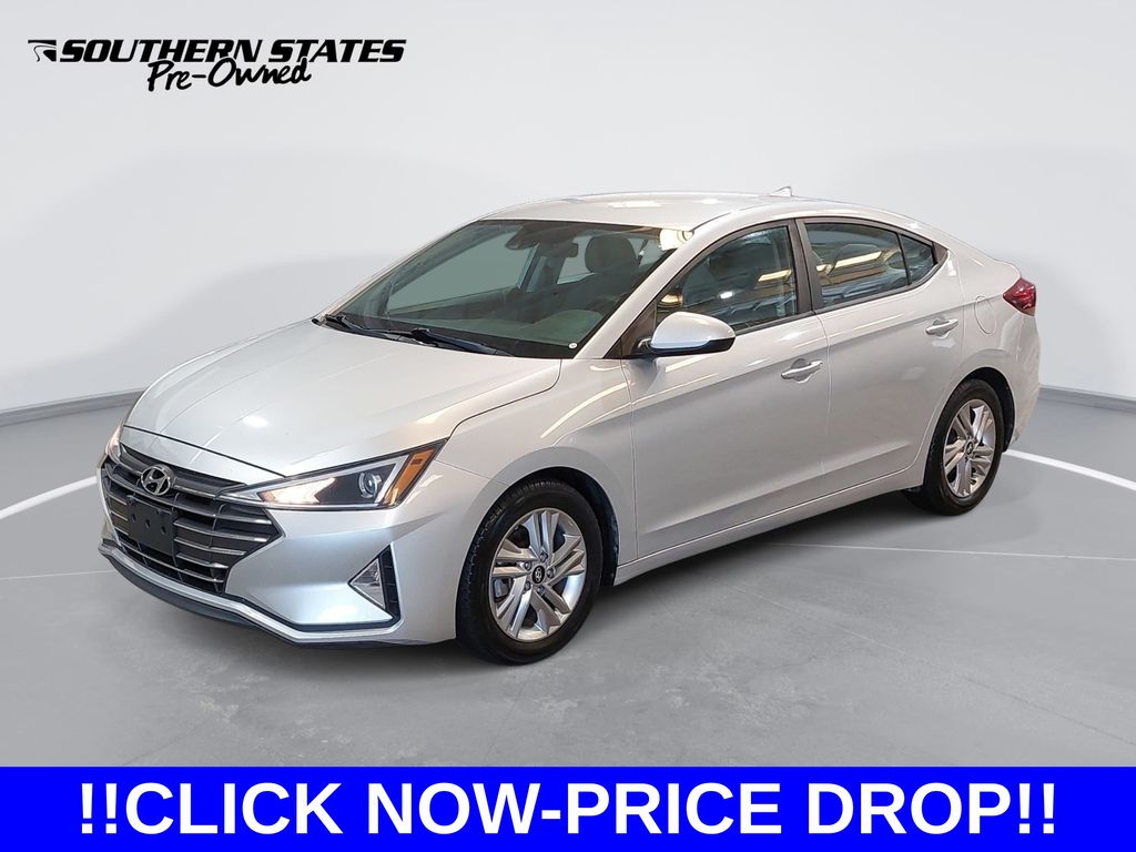 Symphony Silver 2020 Hyundai Elantra SEL FWD Sedan Front-Wheel Drive Continuously Variable Transmission