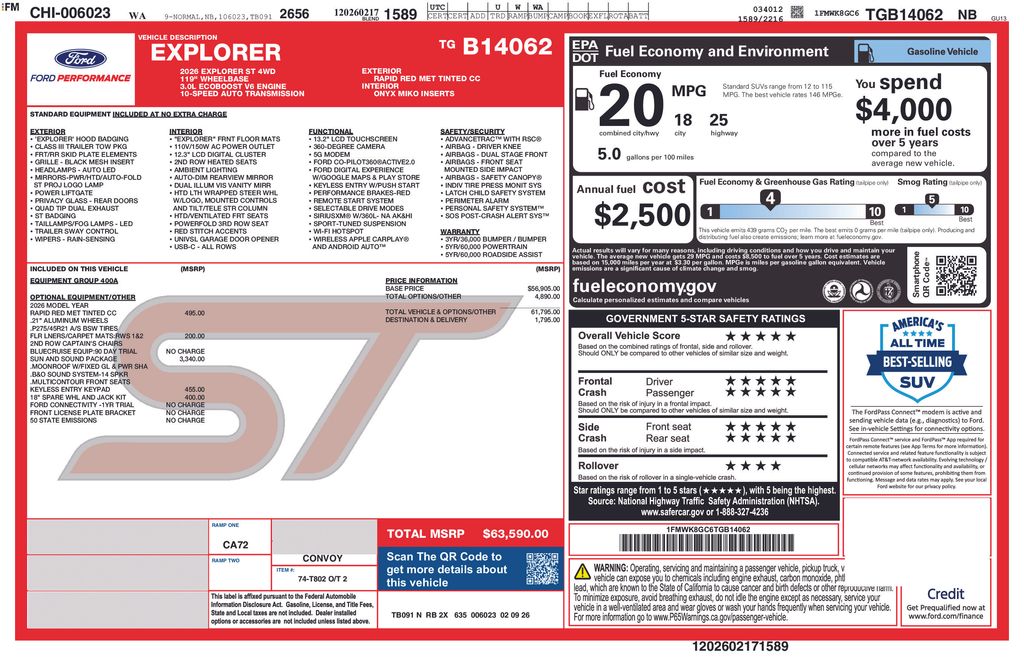 2026 Ford Explorer ST