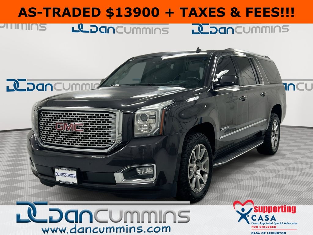 Gray (Iridium Metallic) 2015 GMC Yukon XL Denali 4WD SUV / Crossover Four-Wheel Drive 6-Speed Automatic Overdrive