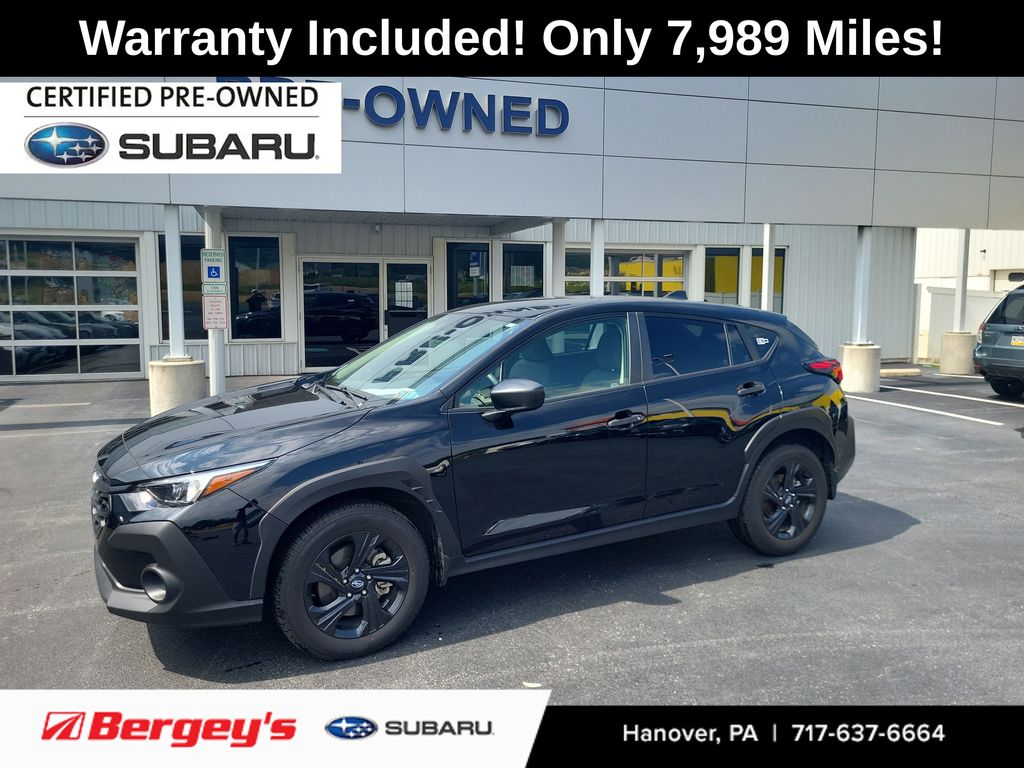 Crystal Black Silica 2024 Subaru Crosstrek SUV / Crossover All-Wheel Drive Continuously Variable Transmission