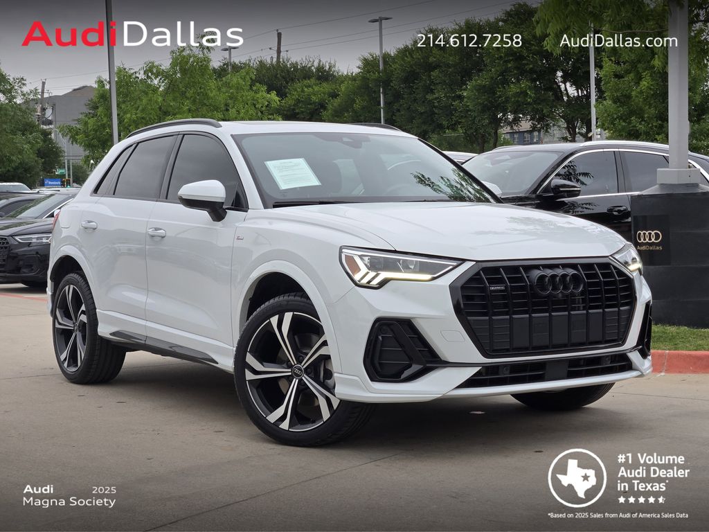 Glacier White Metallic 2023 Audi Q3 quattro Premium Plus S Line 45 TFSI SUV / Crossover All-Wheel Drive 8-Speed Automatic