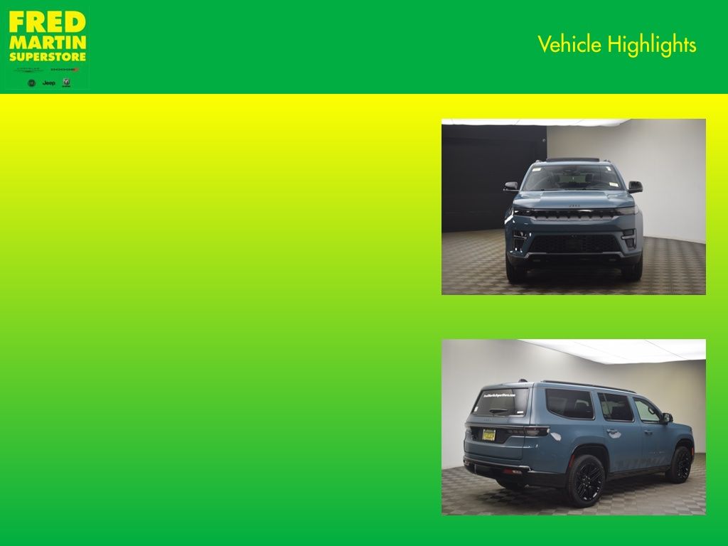 new 2026 Jeep Grand Wagoneer car, priced at $83,088