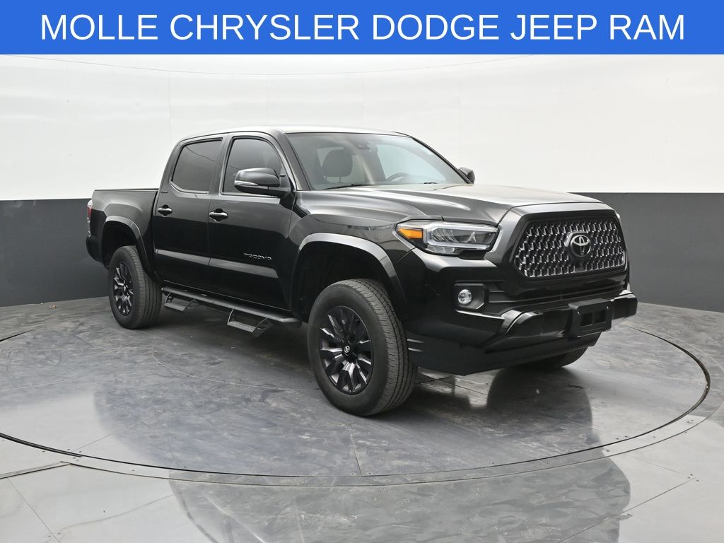 Black 2023 Toyota Tacoma Limited Double Cab 4WD Pickup Truck Four-Wheel Drive 6-Speed Automatic