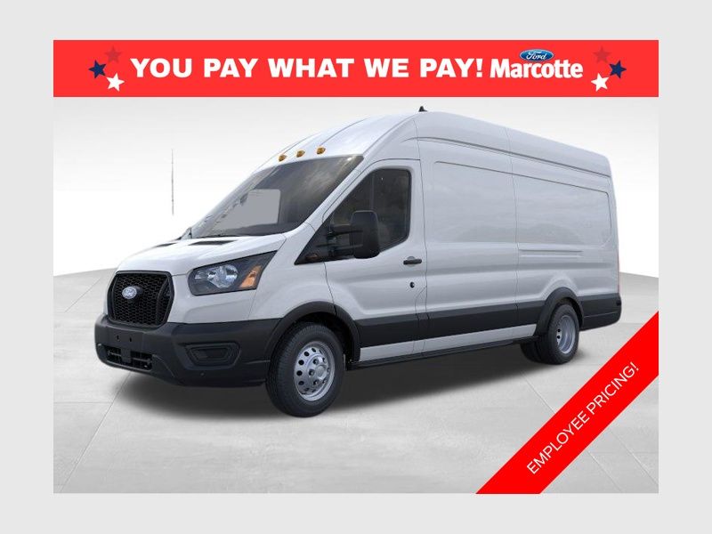 Oxford White 2026 Ford Transit Cargo 350 HD 11000 GVWR High Roof Extended LB DRW RWD Van Rear-Wheel Drive
