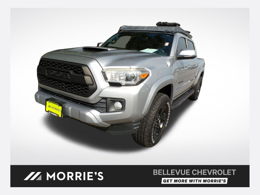 Silver Sky Metallic 2017 Toyota Tacoma Pickup Truck 4X2 6-Speed Automatic