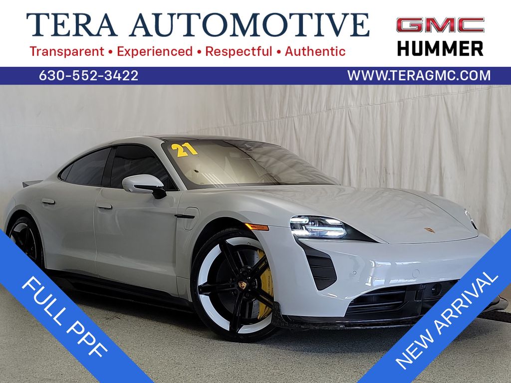 Chalk 2021 Porsche Taycan Sedan All-Wheel Drive 2-Speed Automatic