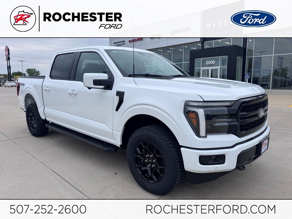 Oxford White 2026 Ford F-150 Lariat SuperCrew 4WD Pickup Truck Four-Wheel Drive Automatic
