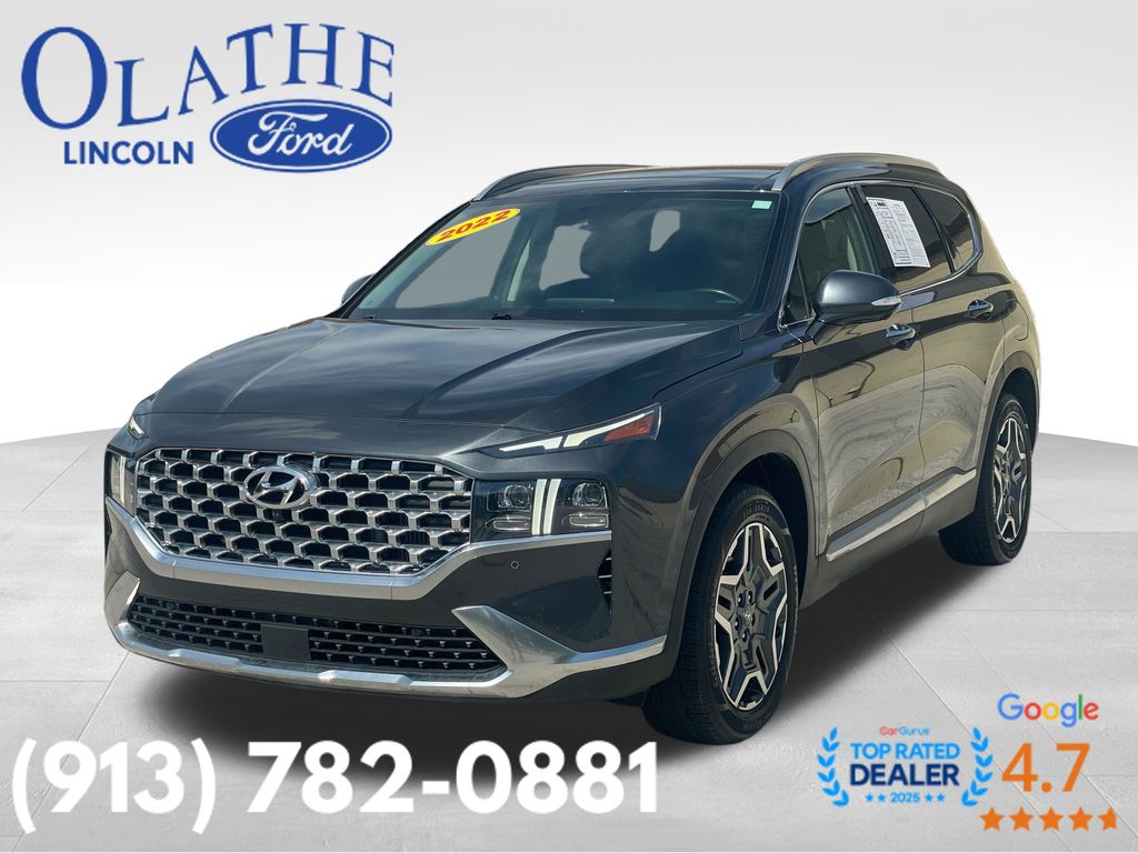 Portofino Gray 2022 Hyundai Santa Fe SUV / Crossover Front-Wheel Drive Automatic