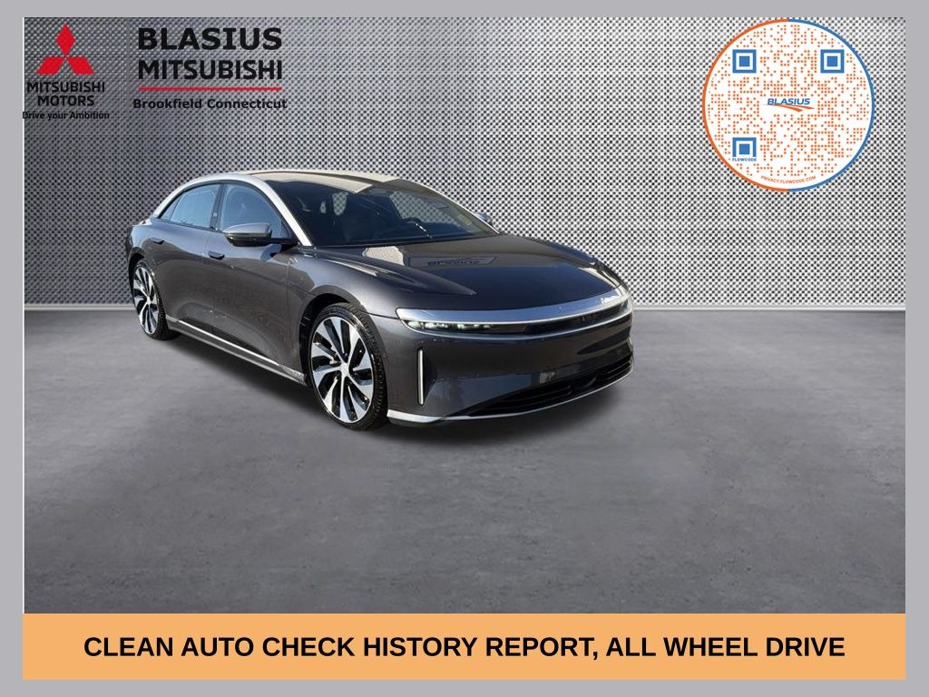 Gray 2022 Lucid Air Sedan All-Wheel Drive 1-Speed Automatic