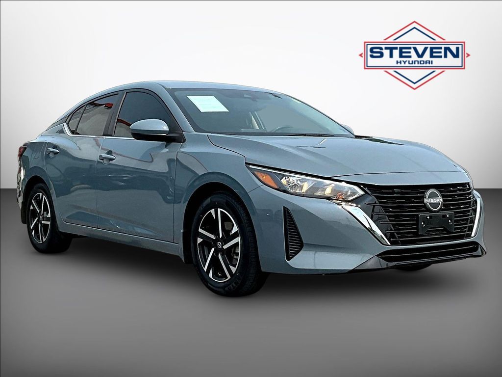 Atlantic Gray Metallic 2024 Nissan Sentra Sedan Front-Wheel Drive Continuously Variable Transmission
