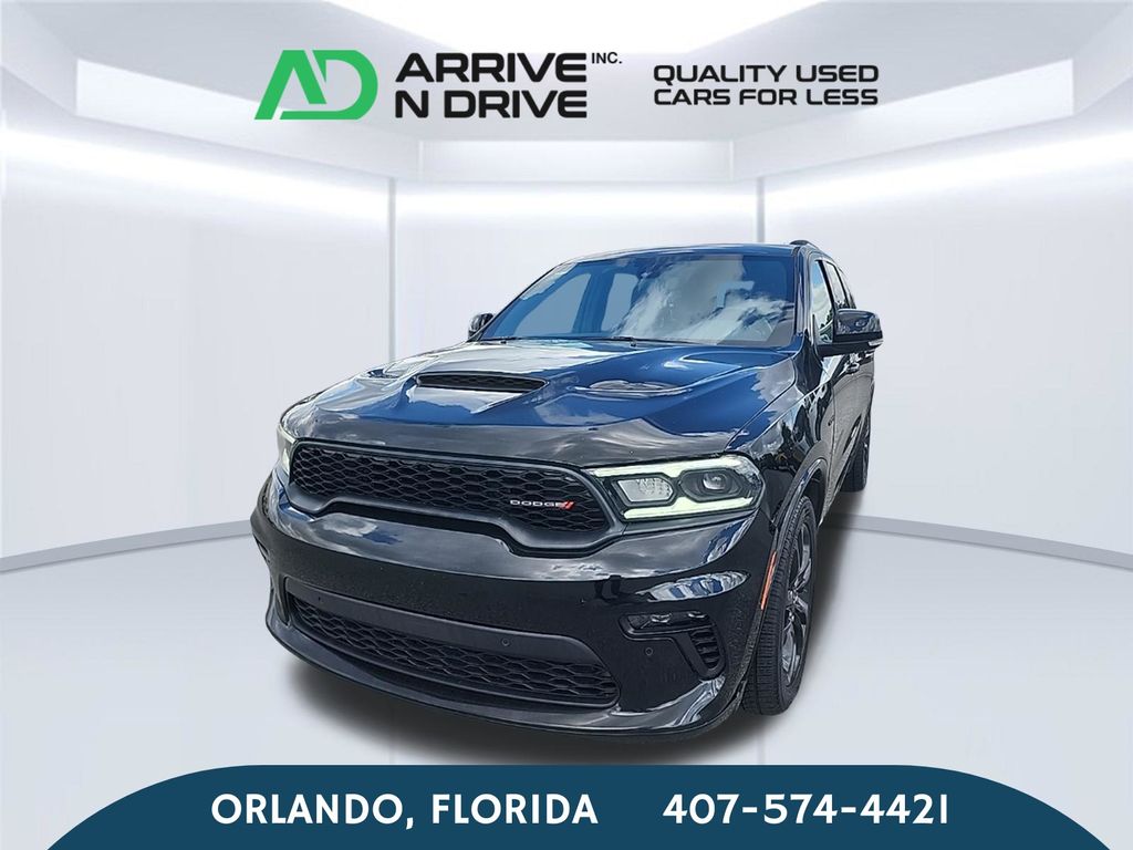 DB Black Clearcoat 2022 Dodge Durango SUV / Crossover All-Wheel Drive 8-Speed Automatic
