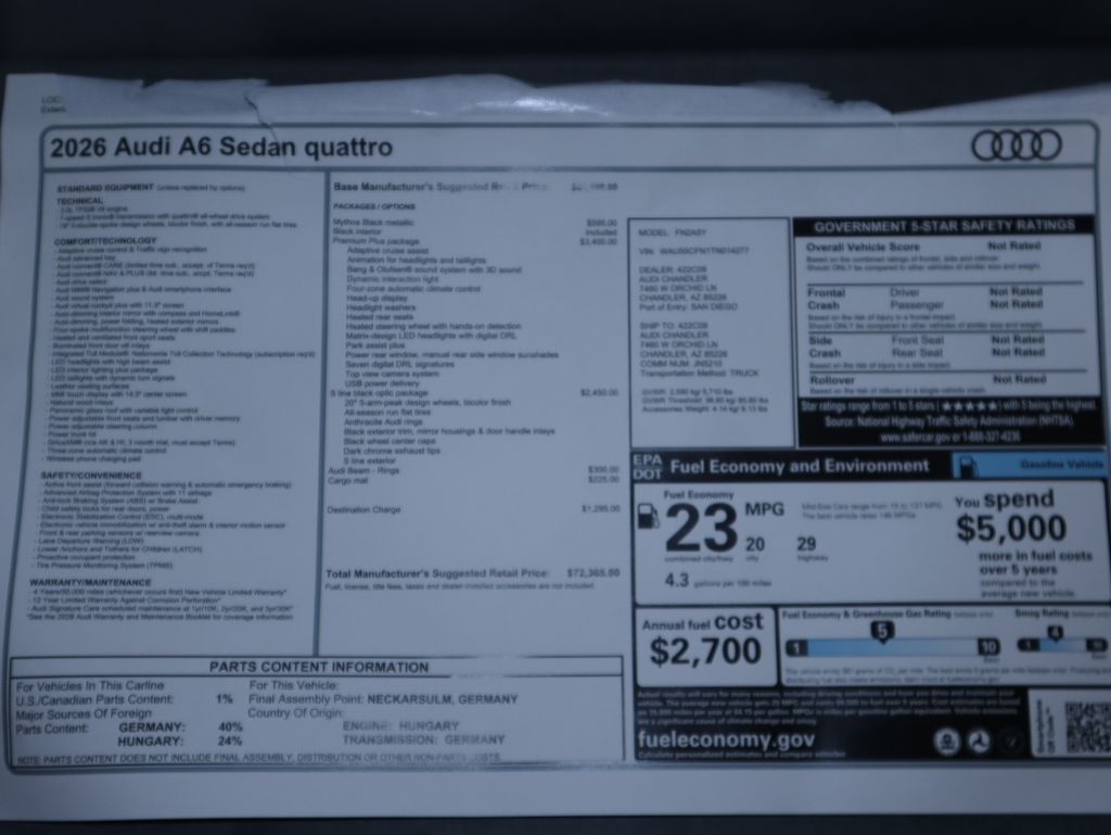 Thumbnail: 2026 Audi A6 - 9