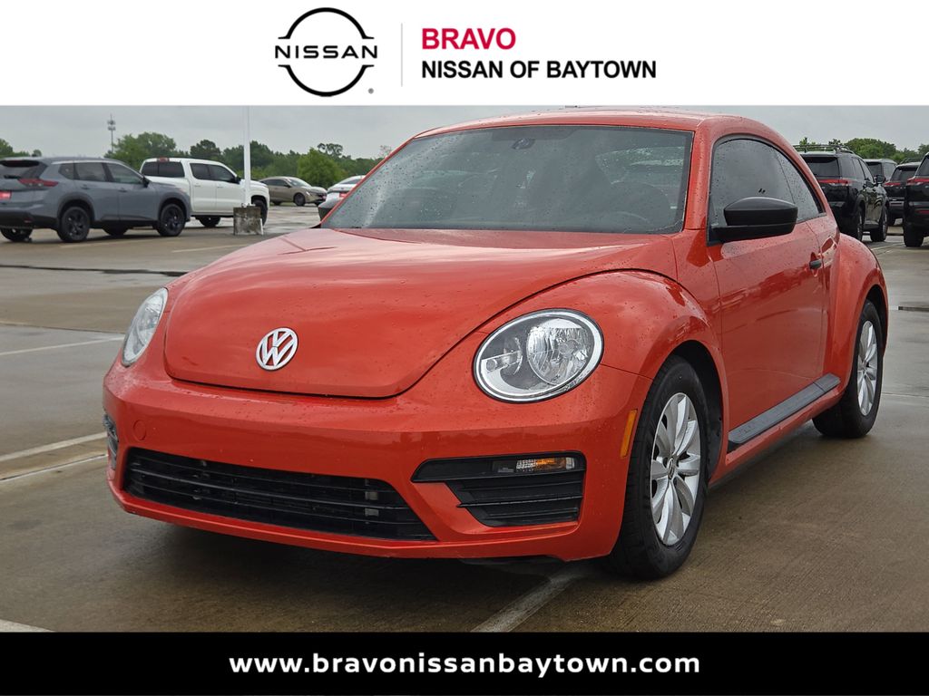 Red 2017 Volkswagen Beetle 1.8T S Hatchback Front-Wheel Drive 6-Speed Automatic