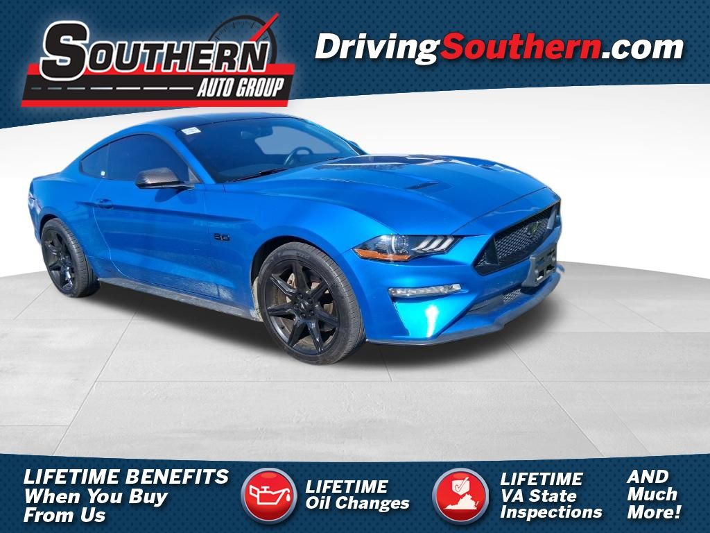 Blue Metallic 2019 Ford Mustang GT Premium Coupe RWD Coupe Rear-Wheel Drive Automatic