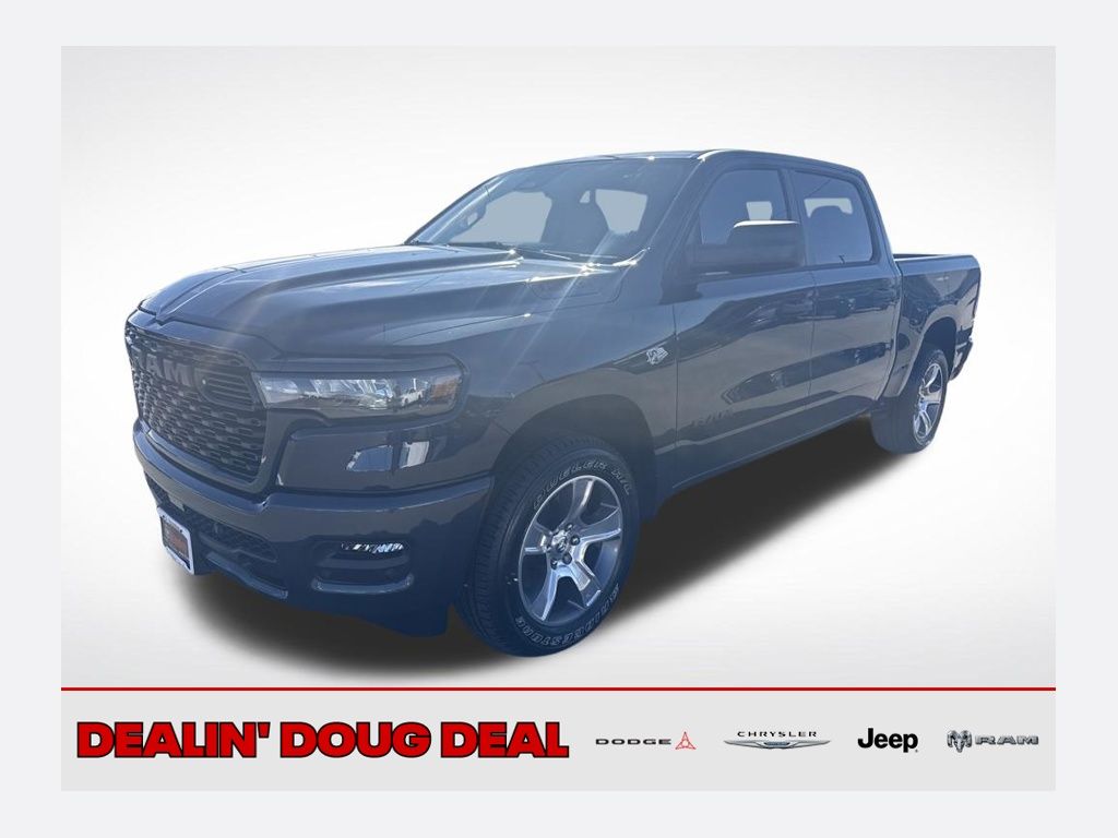 Forged Blue Metallic 2026 RAM 1500 Express Crew Cab 4WD Pickup Truck Four-Wheel Drive 8-Speed Automatic