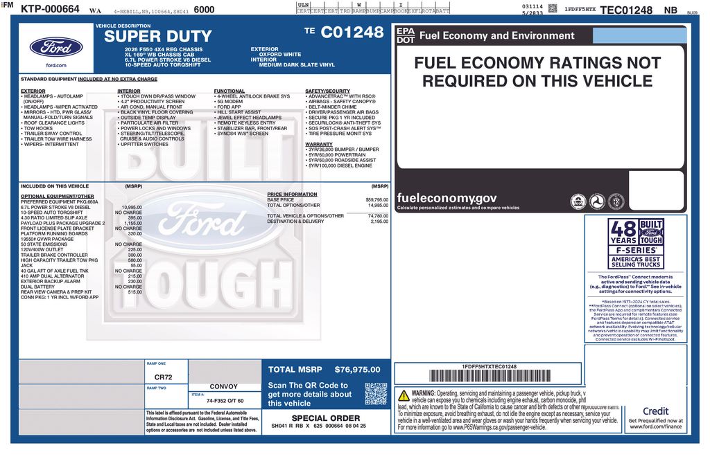 2026 Ford F-550 Super Duty 