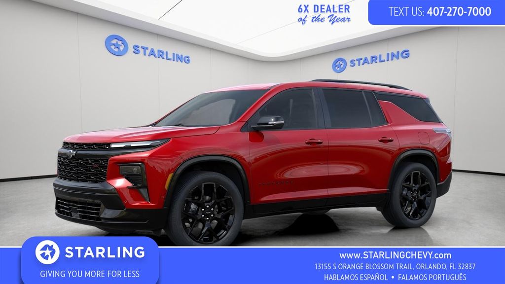 Radiant Red Tintcoat 2026 Chevrolet Traverse SUV / Crossover Front-Wheel Drive 8-Speed Automatic