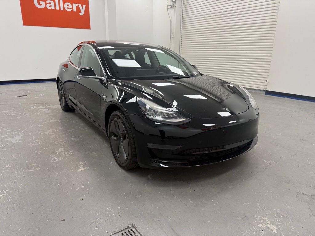 Black 2018 Tesla Model 3 Long Range RWD Sedan Rear-Wheel Drive 1-Speed Automatic
