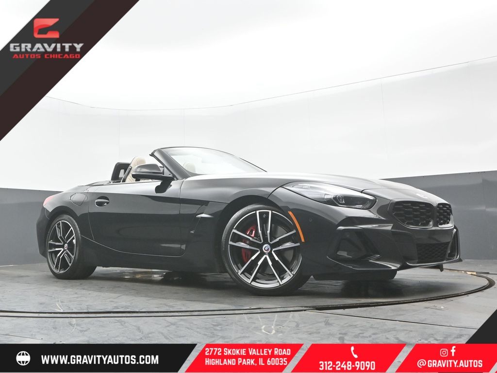 Black Sapphire Metallic 2023 BMW Z4 M40i RWD Convertible Rear-Wheel Drive 8-Speed Automatic