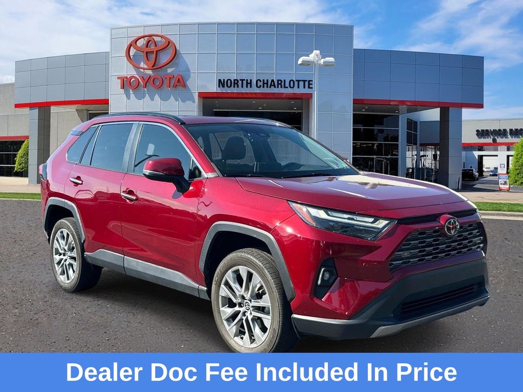 Red (Ruby Flare Pearl) 2022 Toyota RAV4 SUV / Crossover Front-Wheel Drive 8-Speed Automatic