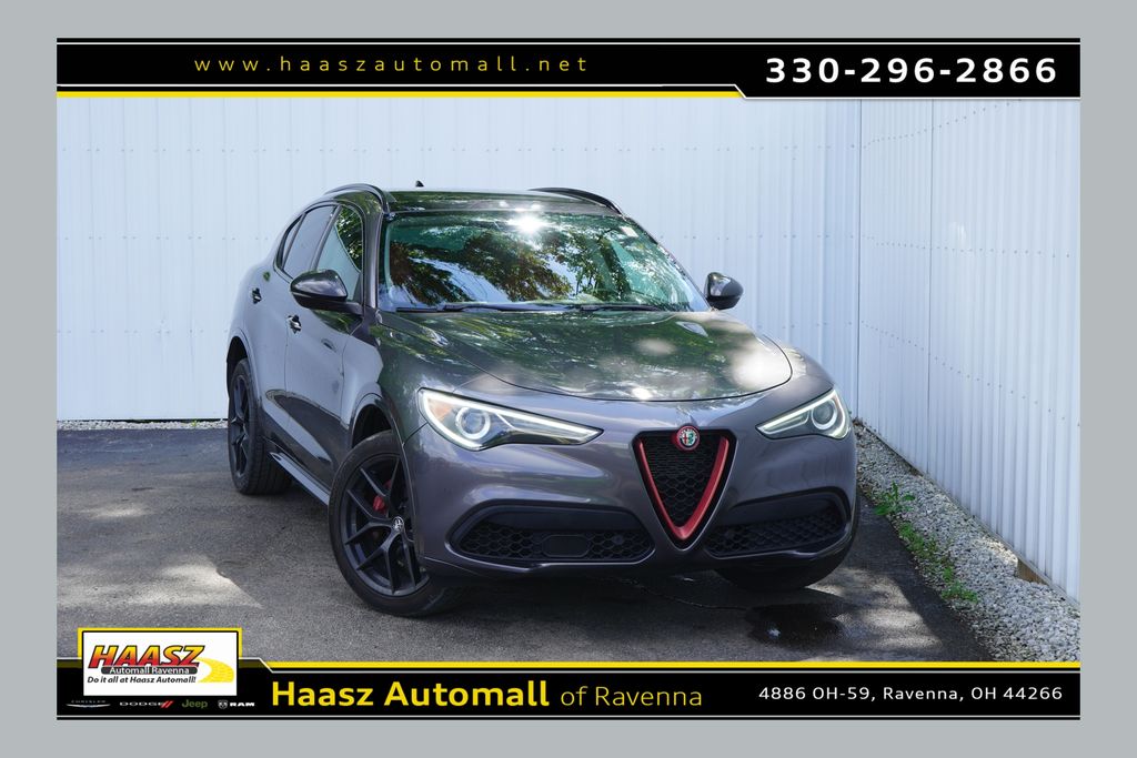 Vesuvio Gray Metallic 2020 Alfa Romeo Stelvio Ti AWD SUV / Crossover All-Wheel Drive 8-Speed Automatic
