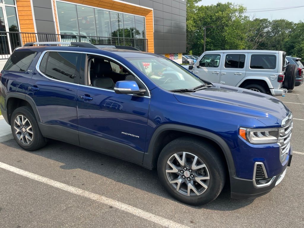 Ultra Blue Metallic 2023 GMC Acadia SUV / Crossover Four-Wheel Drive 9-Speed Automatic