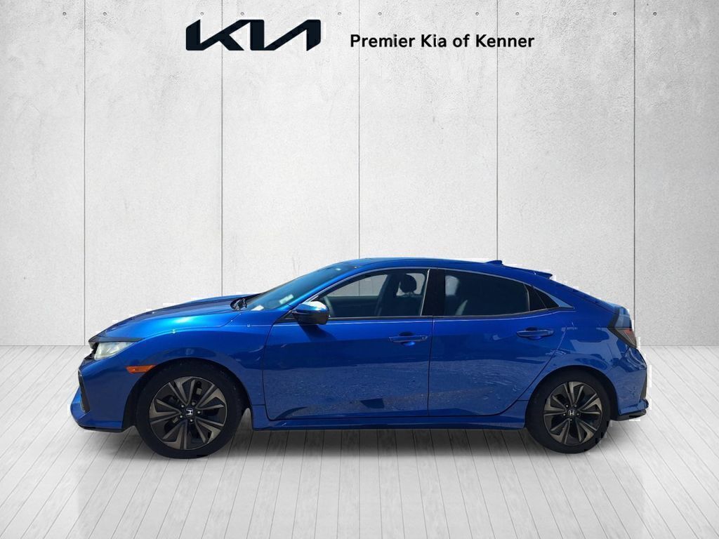Certified Used 2019 Blue Honda EX image 2