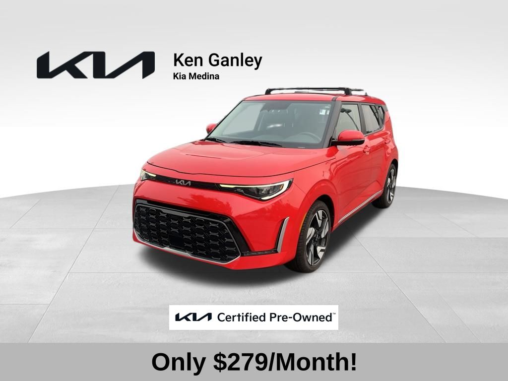 Inferno Red 2023 Kia Soul SUV / Crossover Front-Wheel Drive Continuously Variable Transmission