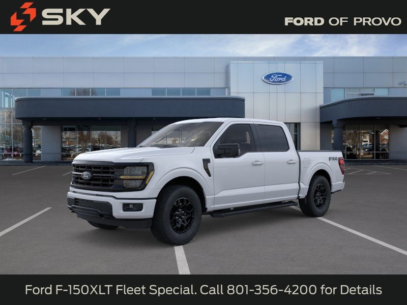 Oxford White 2026 Ford F-150 XLT SuperCrew 4WD Pickup Truck Four-Wheel Drive Automatic