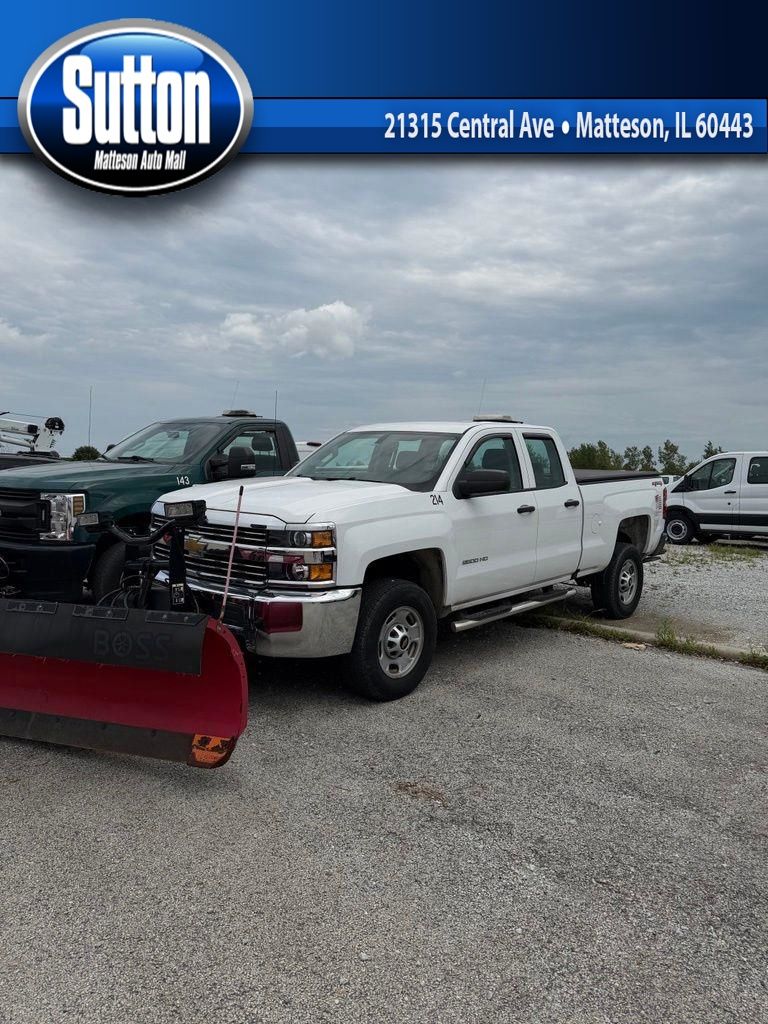 Summit White 2018 Chevrolet Silverado 2500HD Pickup Truck Four-Wheel Drive 6-Speed Automatic Overdrive