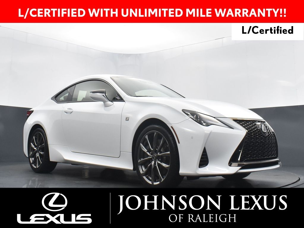 Ultra White 2022 Lexus RC 300 F Sport RWD Coupe Rear-Wheel Drive 8-Speed Automatic