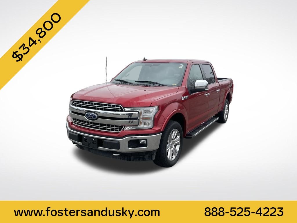 Red Metallic 2020 Ford F-150 Lariat SuperCrew LB 4WD Pickup Truck Four-Wheel Drive Automatic