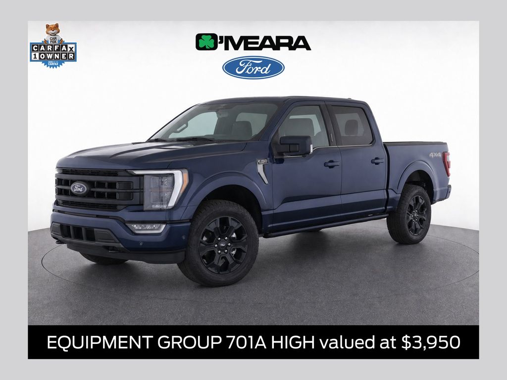Antimatter Blue Metallic 2023 Ford F-150 Pickup Truck Four-Wheel Drive Automatic