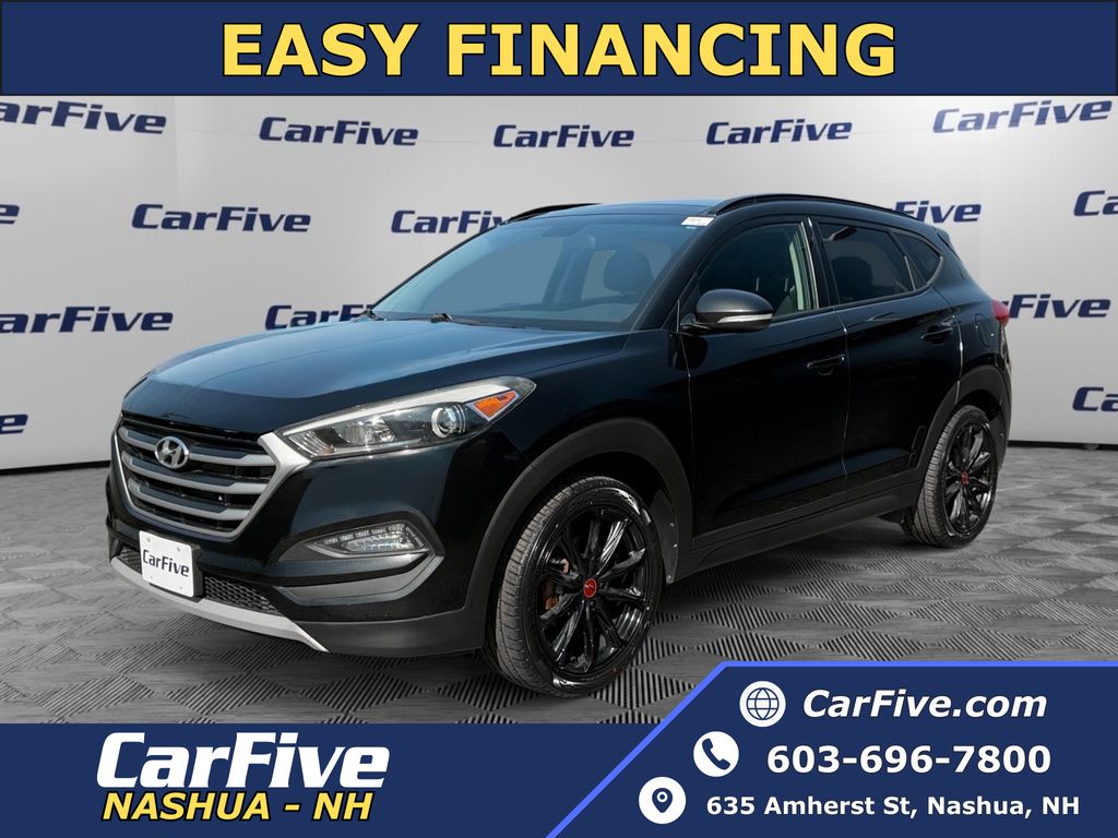 Black Noir Pearl 2017 Hyundai Tucson 1.6T Night AWD SUV / Crossover All-Wheel Drive 7-Speed Automatic