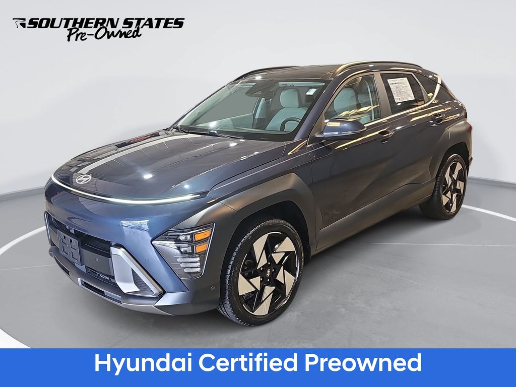 Denim Blue Pearl 2024 Hyundai Kona SUV / Crossover All-Wheel Drive 8-Speed Automatic