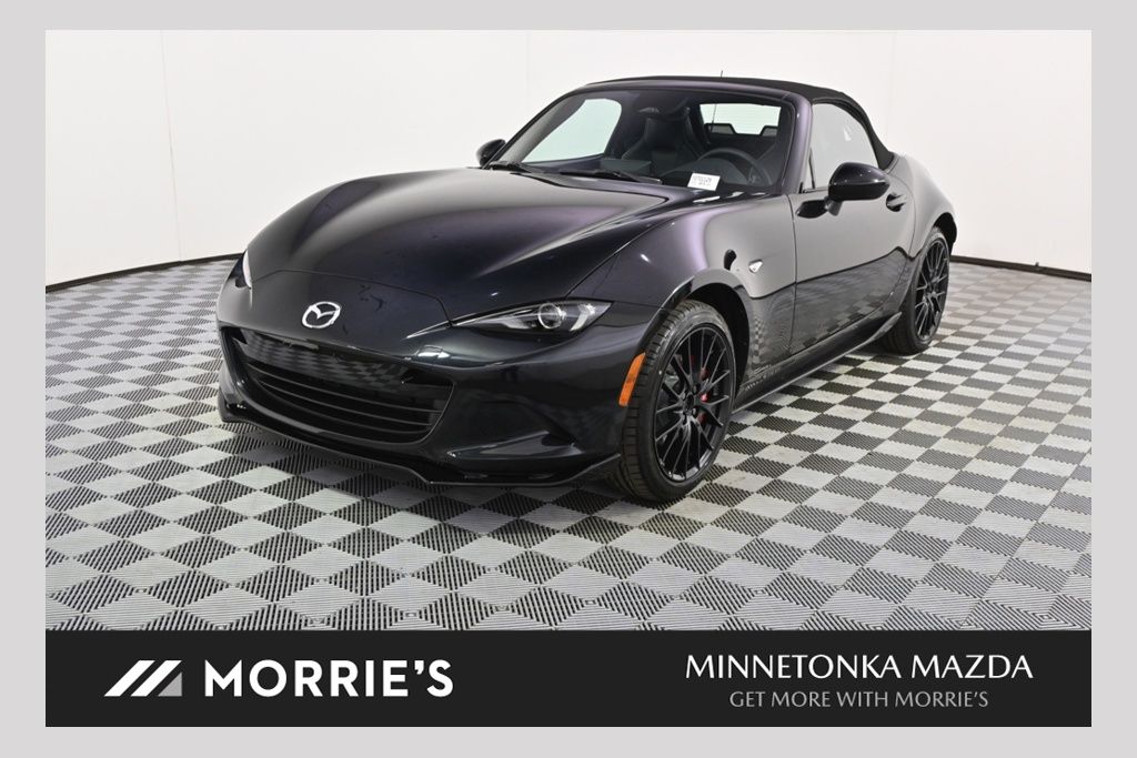 Jet Black 2026 Mazda MX-5 Miata Convertible Rear-Wheel Drive 6-Speed Manual