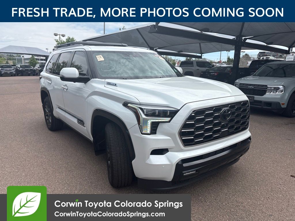 White (Wind Chill Pearl) 2026 Toyota Sequoia Platinum 4WD SUV / Crossover Four-Wheel Drive Automatic
