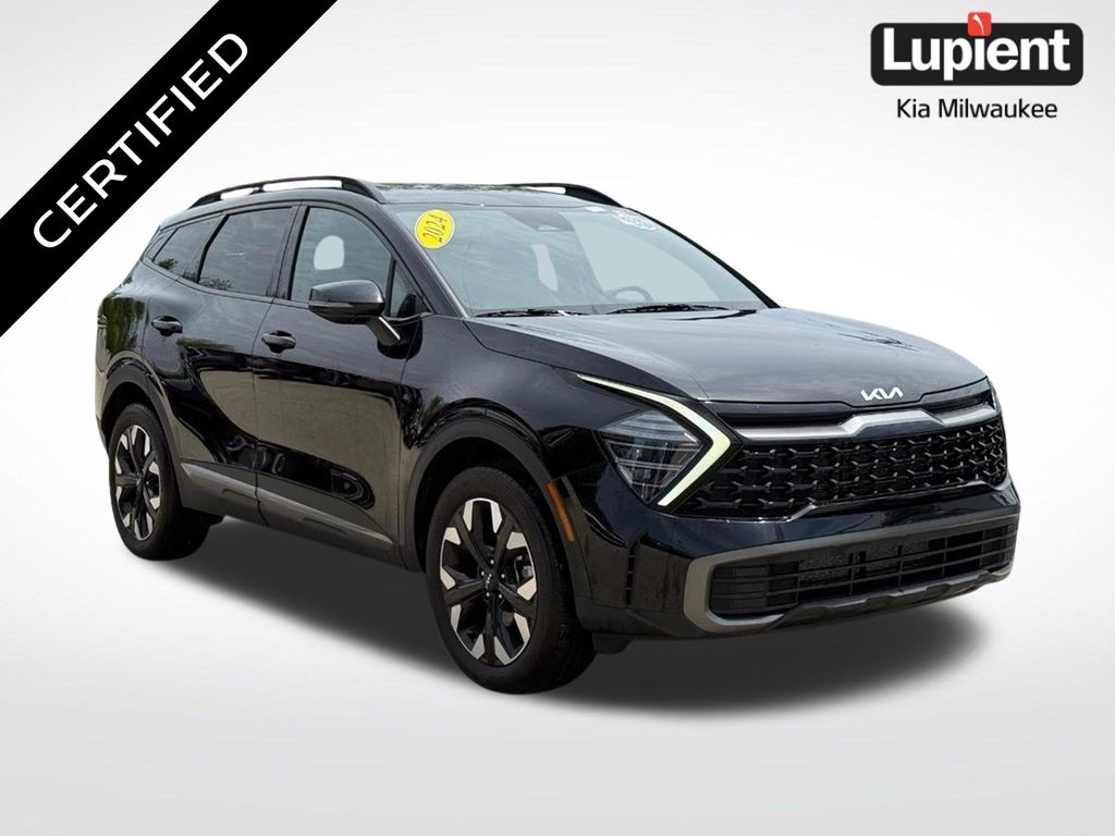 Ebony Black 2024 Kia Sportage X-Line AWD SUV / Crossover All-Wheel Drive 8-Speed Automatic